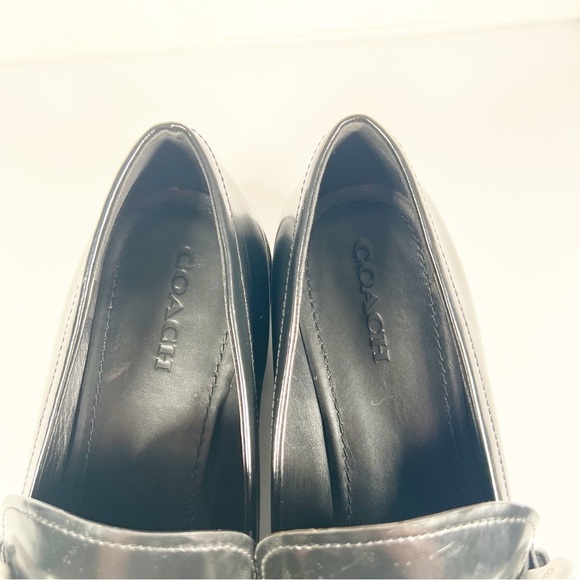 COACH Grand Lug Sole Loafers Platform Buckle 11B - Picture 4 of 8